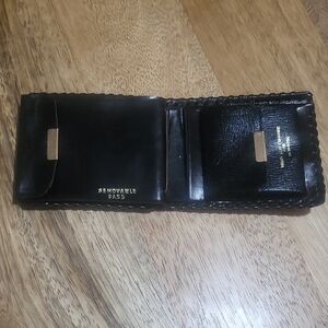 Vintage Lord Madison Cowhide Black Leather Wallet